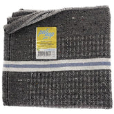 BLACK EMBOSSED FLOORCLOTH 50x100 cm BA 930129